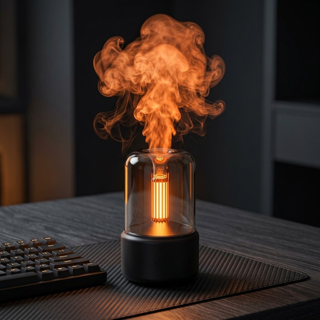 Lanterne Candlelight Ultrasonic Aroma Diffuser | Ambient Glow Edition