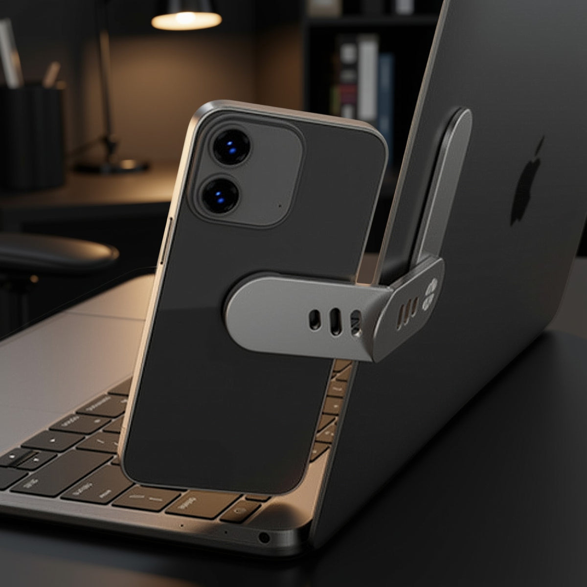 AeroLink Dual-Screen Magnetic Mount | Slim Aluminum Side Bracket