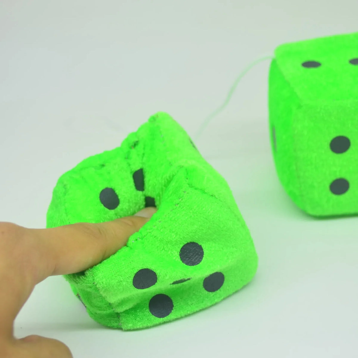 Fuzzy Dice For Car - Rear View Mirror Hanging Decoration