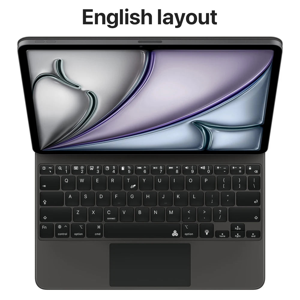 iPad Magic Keyboard Case - Smart Magnetic Folio with Trackpad