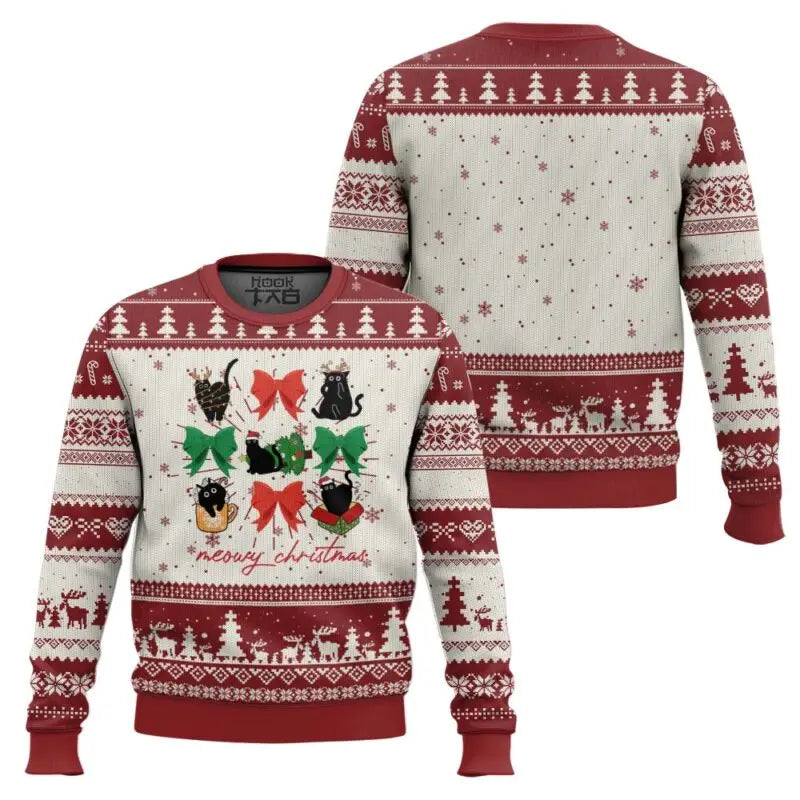 Merry Christmas Ugly Sweater - Retro Party Pullover