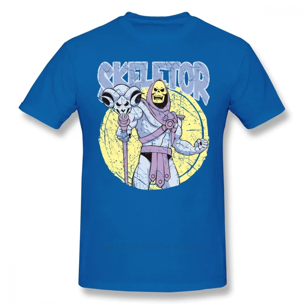 Skeletor T Shirt - Funny Graphic Short Sleeve Tee
