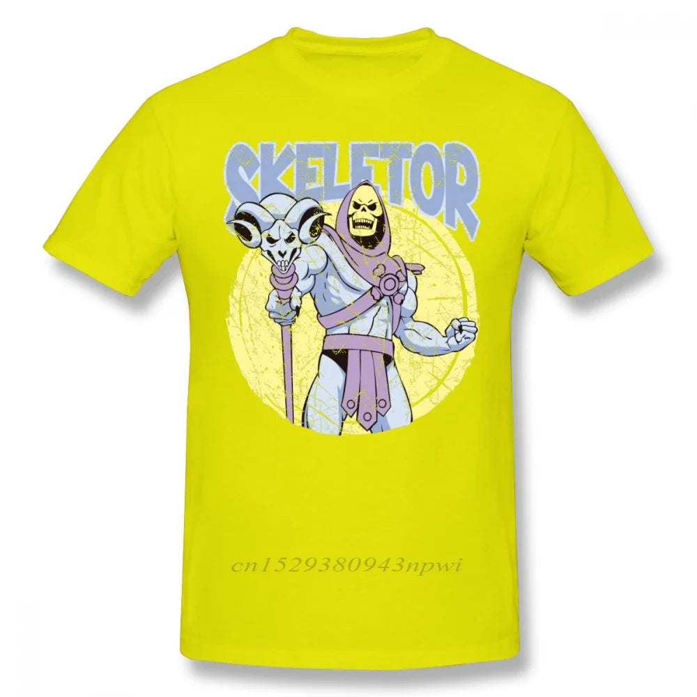 Skeletor T Shirt - Funny Graphic Short Sleeve Tee