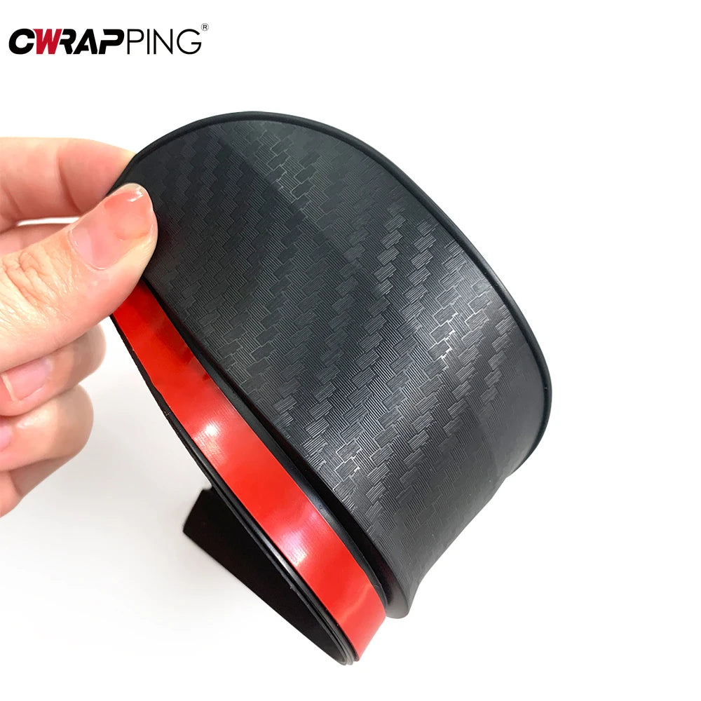Car Rearview Mirror Rain Eyebrow - Carbon Fiber Sun Visor