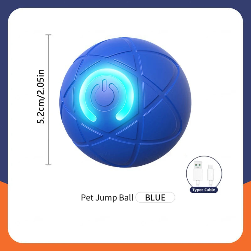 Interactive Dog Toy Ball - USB Automatic Moving Bouncing Toy