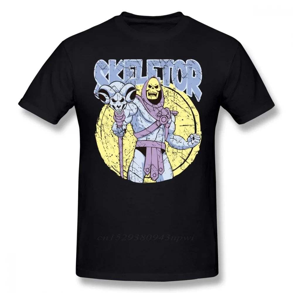 Skeletor T Shirt - Funny Graphic Short Sleeve Tee