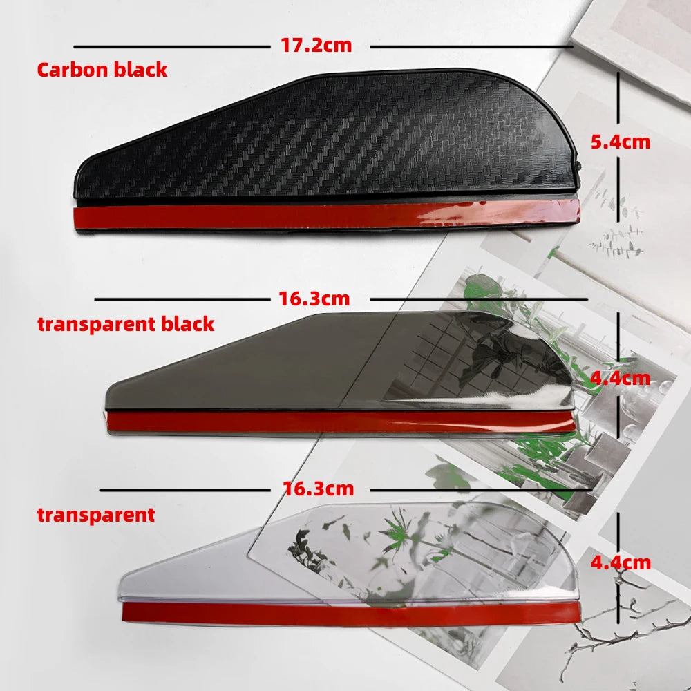 Car Rearview Mirror Rain Eyebrow - Carbon Fiber Sun Visor