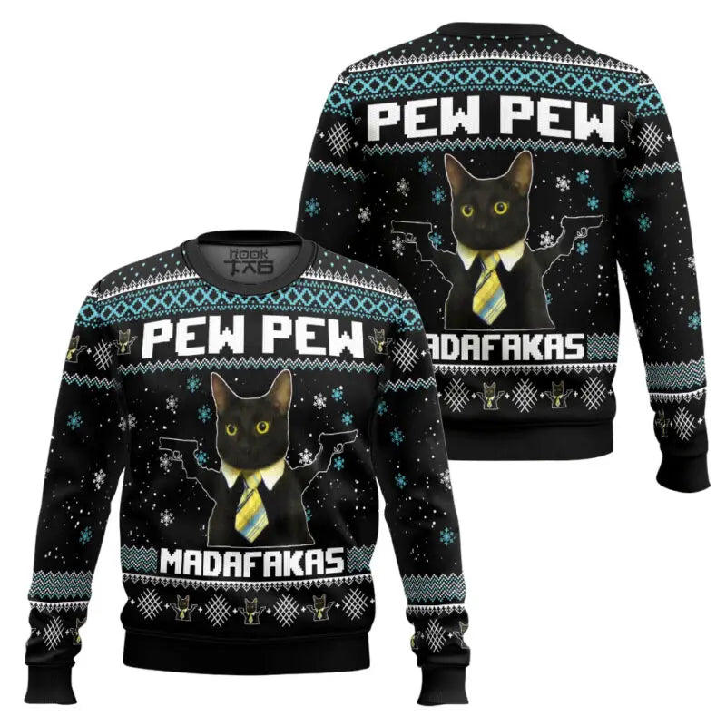 Merry Christmas Ugly Sweater - Retro Party Pullover