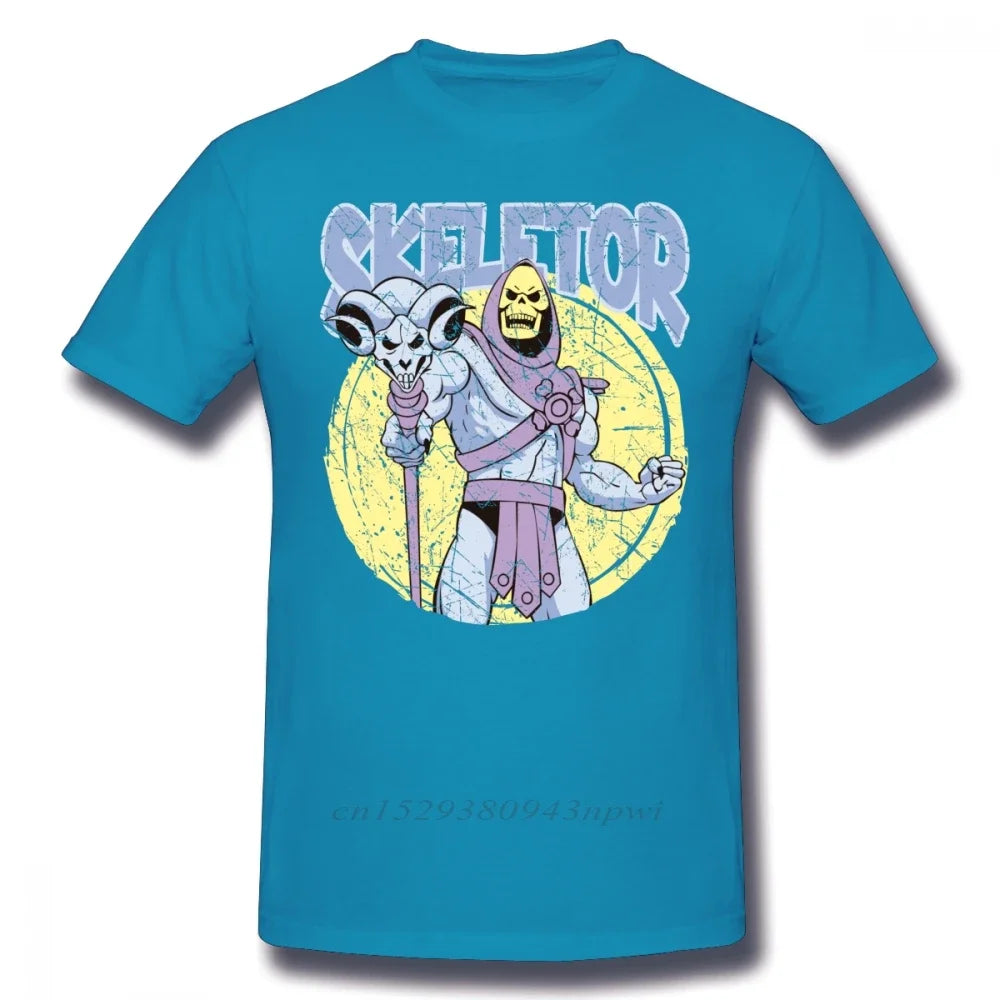 Skeletor T Shirt - Funny Graphic Short Sleeve Tee