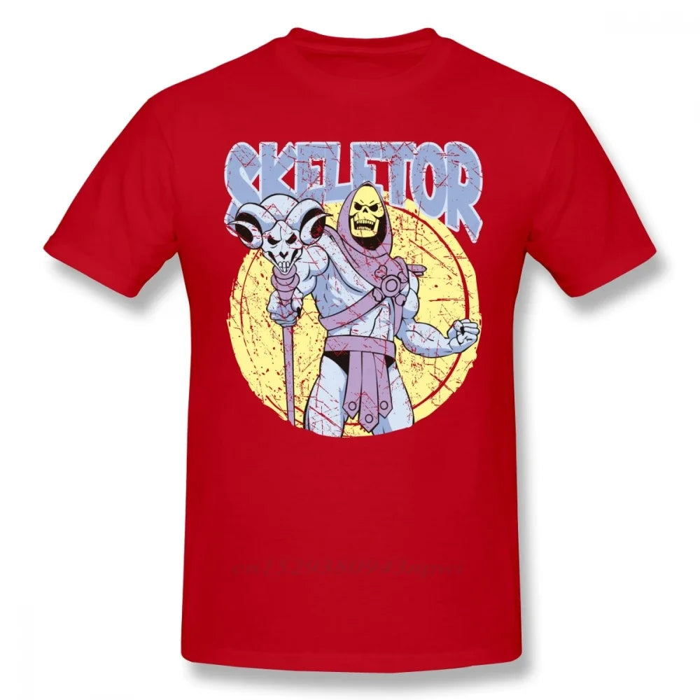 Skeletor T Shirt - Funny Graphic Short Sleeve Tee