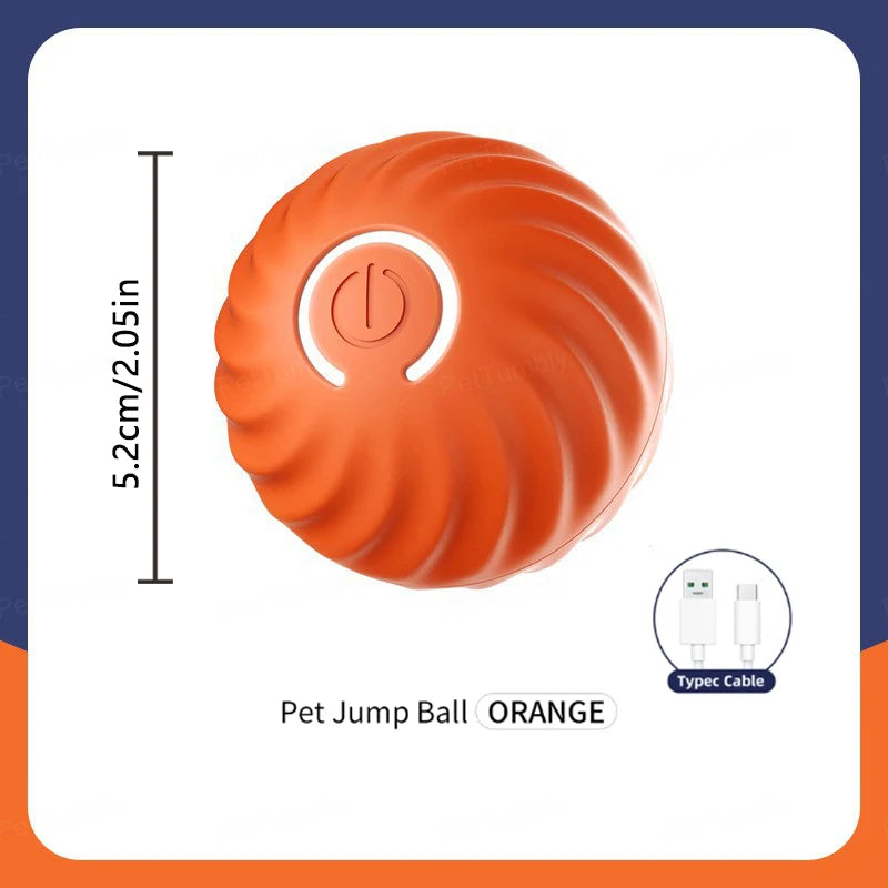 Interactive Dog Toy Ball - USB Automatic Moving Bouncing Toy