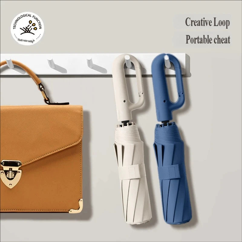 Windproof Automatic Umbrella - Double Layer Resistant Rain Gear