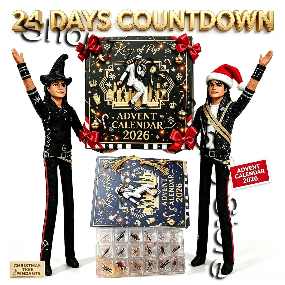 Advent Calendar - Michael Jackson Acrylic Tree Ornament