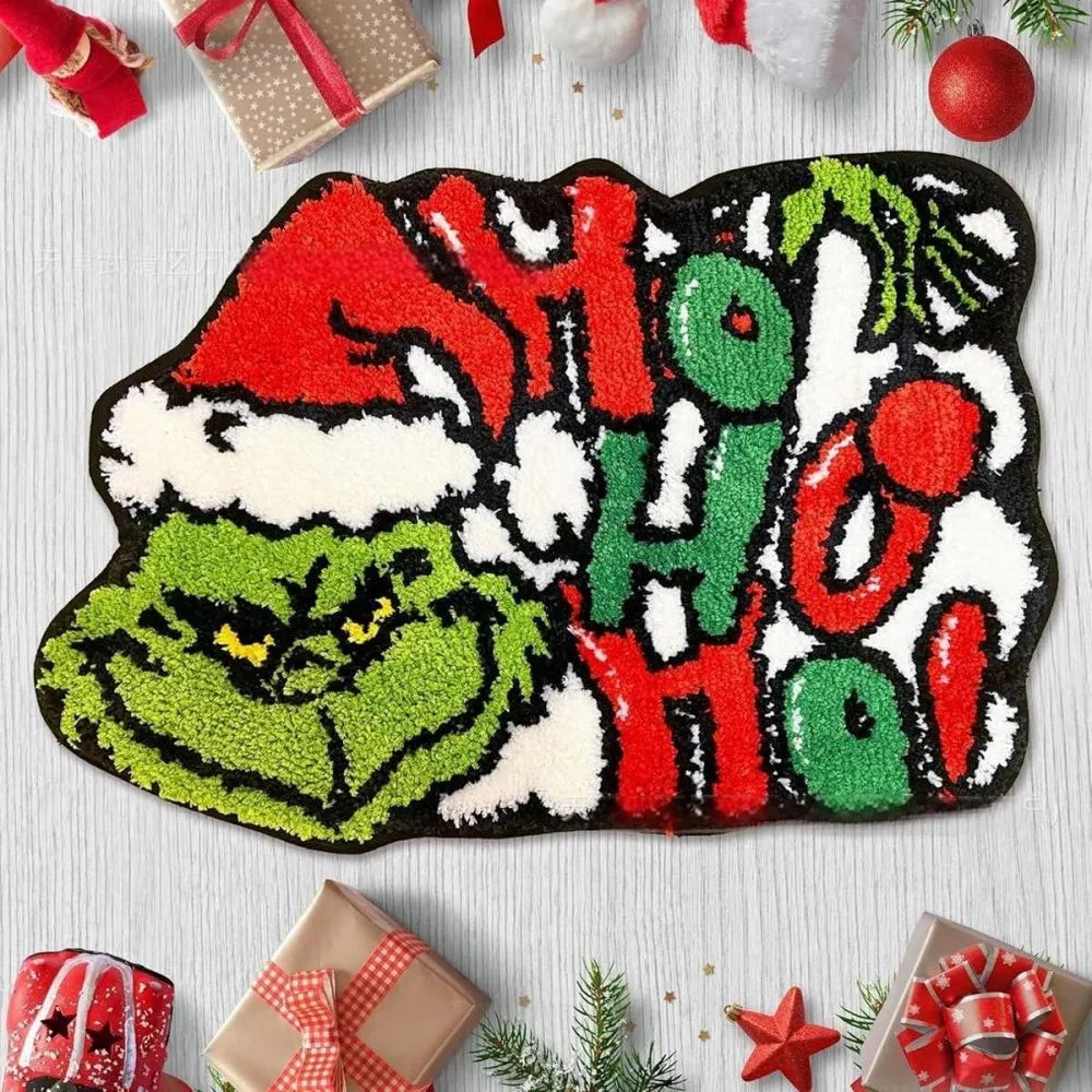 Christmas Plush Carpet - Non Slip Holiday Home Decor