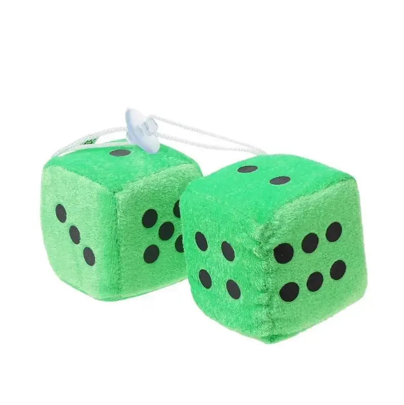 Fuzzy Dice For Car - Rear View Mirror Hanging Decoration