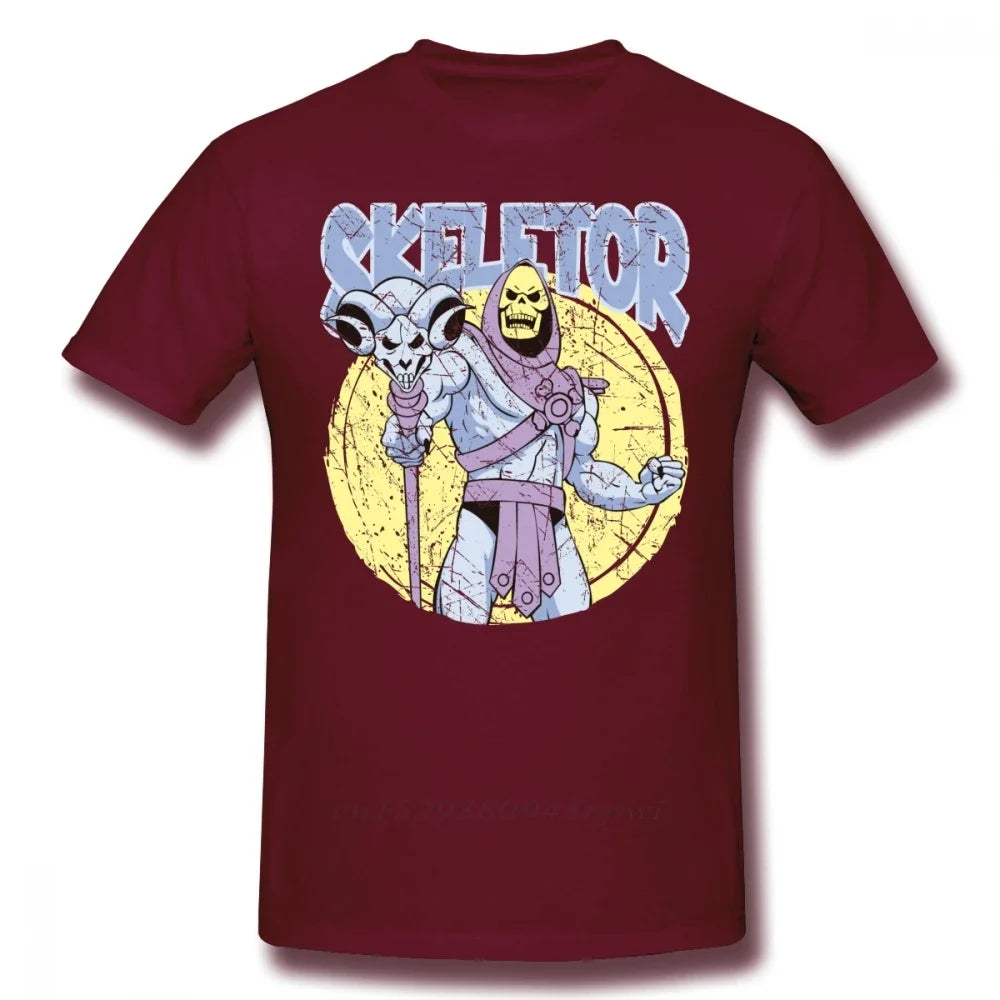 Skeletor T Shirt - Funny Graphic Short Sleeve Tee