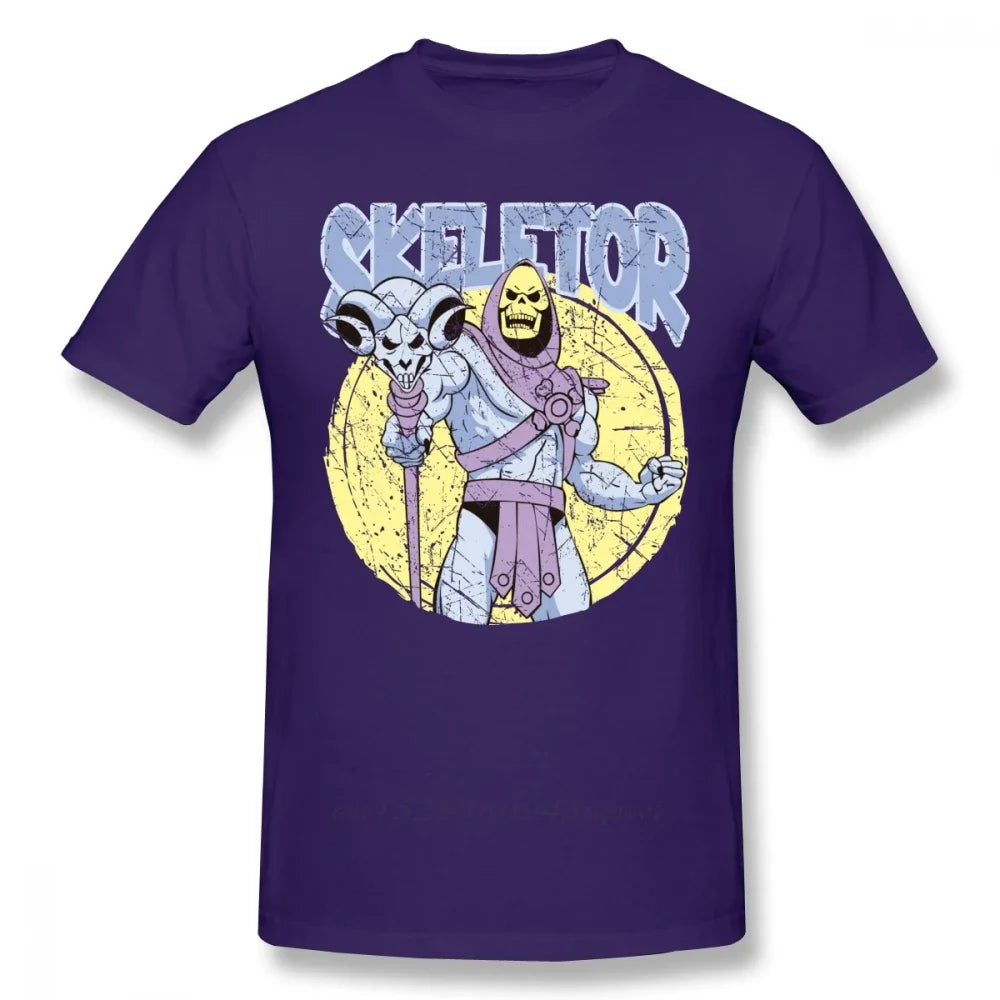 Skeletor T Shirt - Funny Graphic Short Sleeve Tee