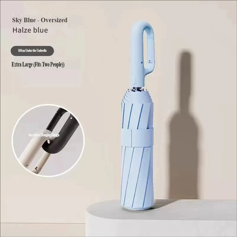 Windproof Automatic Umbrella - Double Layer Resistant Rain Gear