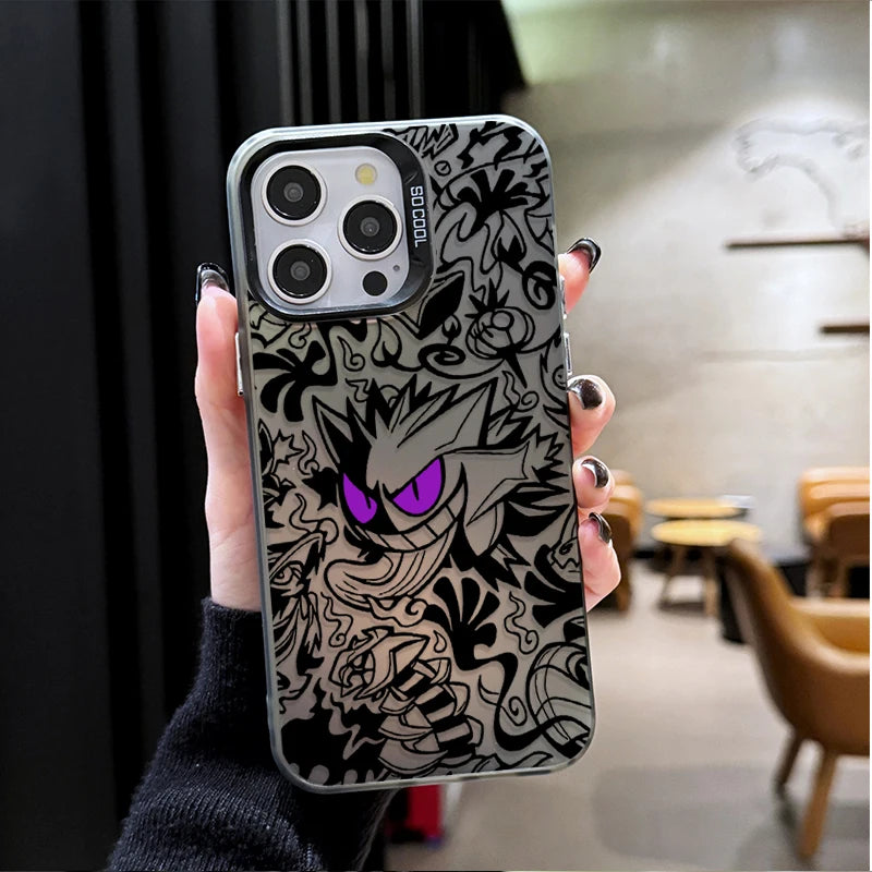 Gengar Phone Case - Prank Pokémon Plating Shockproof Cover