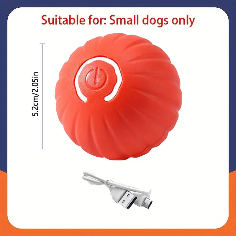 Interactive Dog Toy Ball - USB Automatic Moving Bouncing Toy