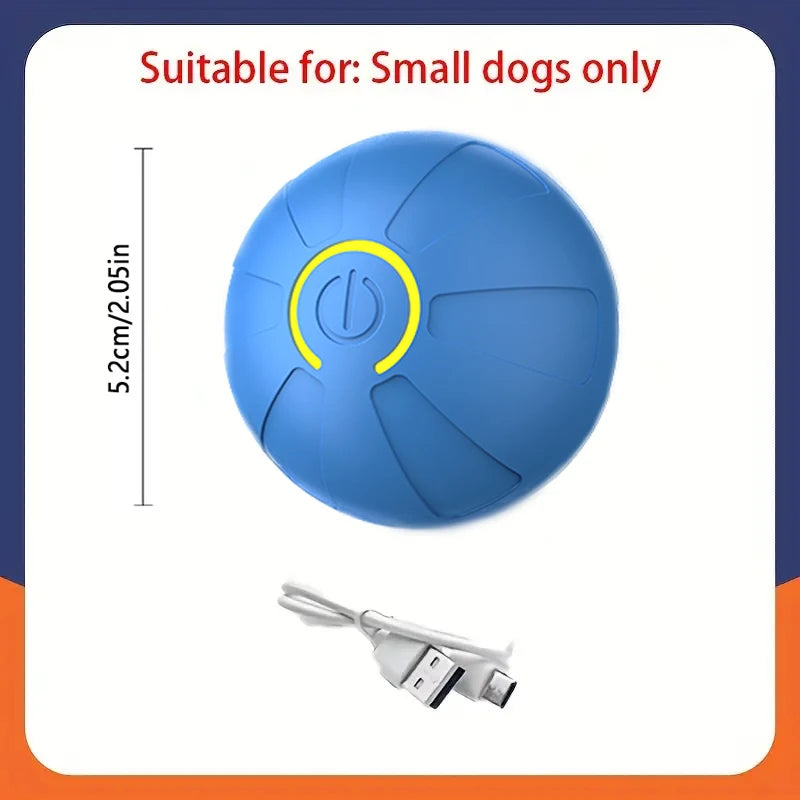 Interactive Dog Toy Ball - USB Automatic Moving Bouncing Toy
