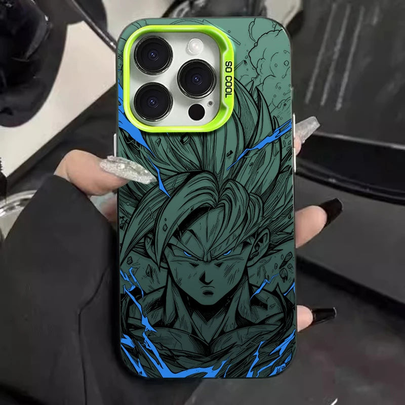 Dragon Ball Phone Case - Goku Vegeta Shockproof Back Cover