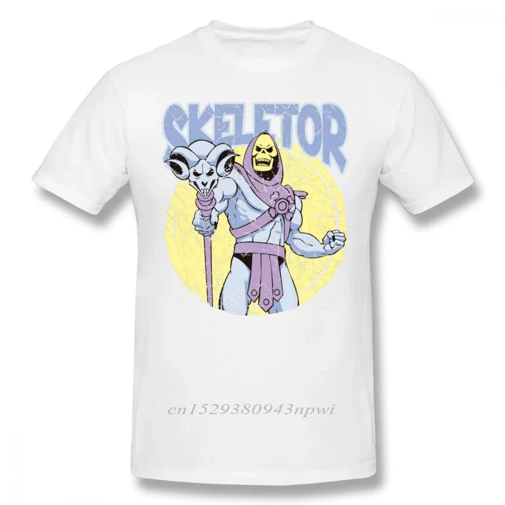 Skeletor T Shirt - Funny Graphic Short Sleeve Tee