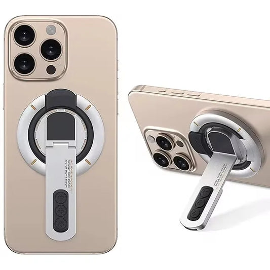 AeroRing Dual-Magnetic Grip & 360° Desktop Stand