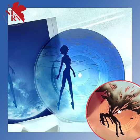 Evangelion Ayanami Rei Asuka Anime Acrylic Record Coaster Coffee Table Creative Collection Desktop Decor Cartoon Acrylic Stand