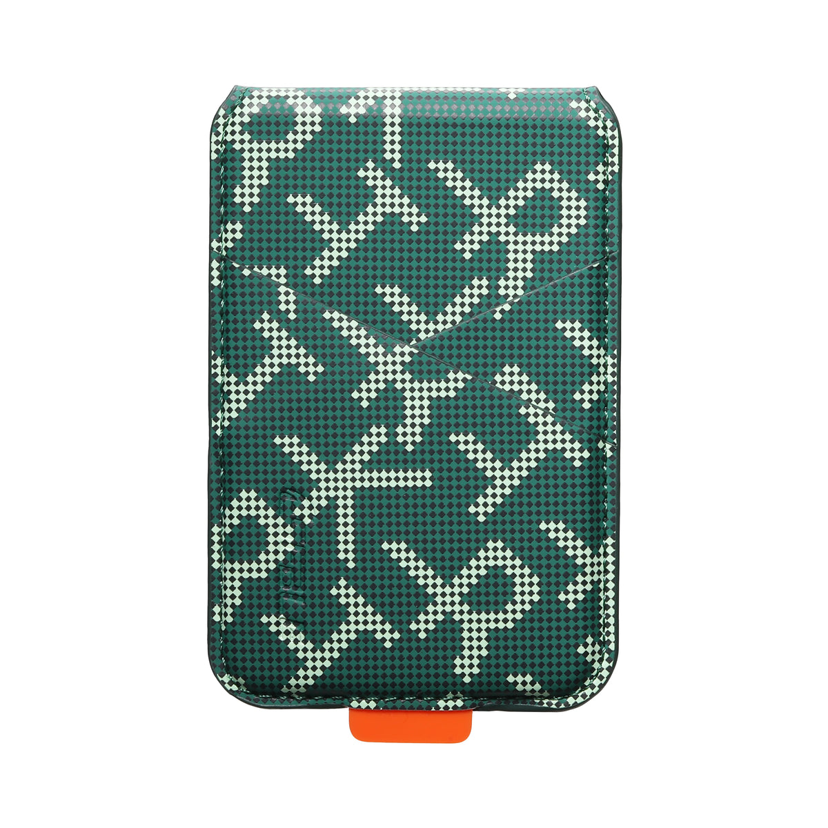 Card Storage Luxury Slot Faux Leather Magnet Stand RFID Mobile Phone Wallet Magnetic Card Holder For iPhone & Samsung Series