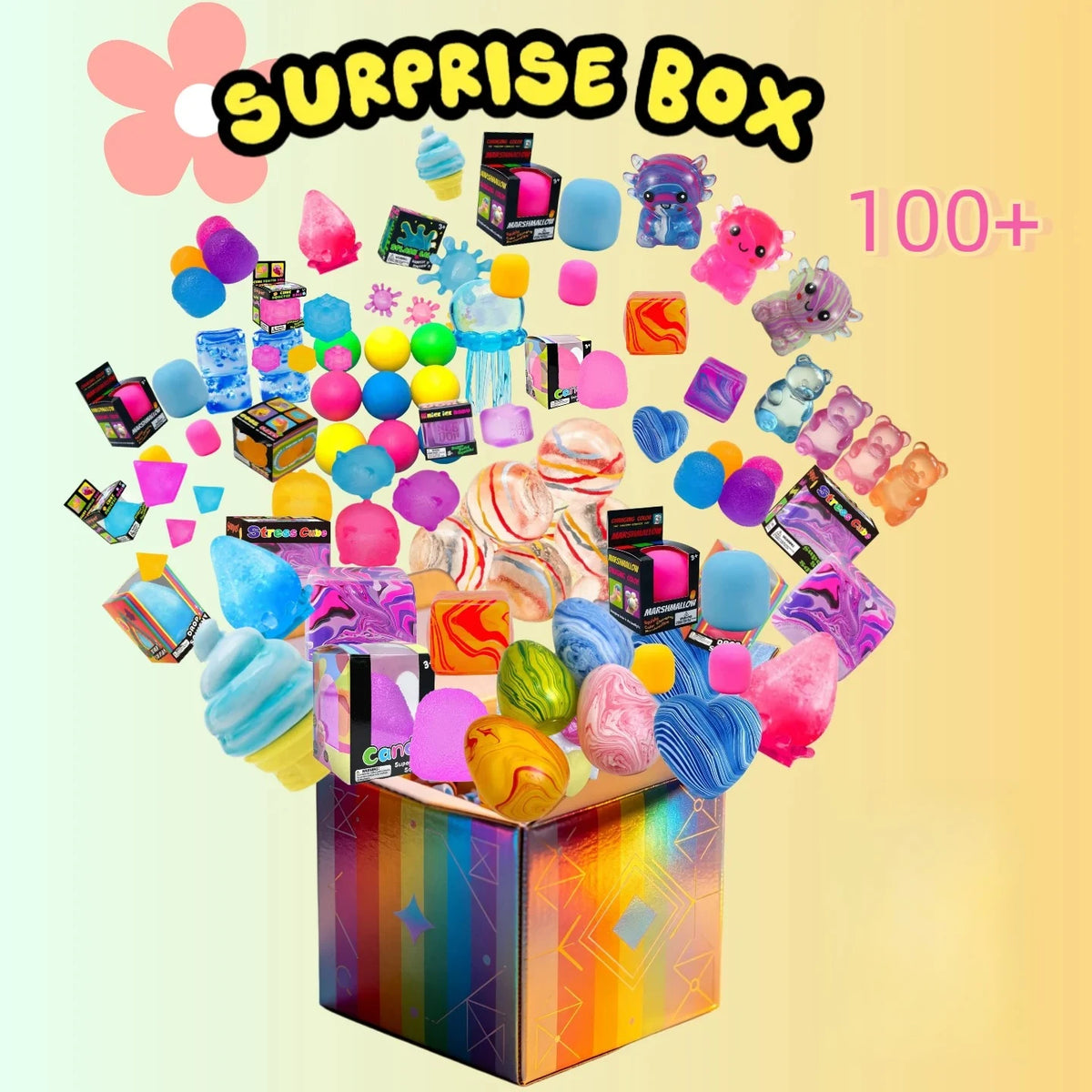 Ultimate Squishy Mystery Blind Box – Slow Rising Soft Fidget Toys Surprise Pack, Sensory Stress Relief Squishies for Kids & Adults Gift