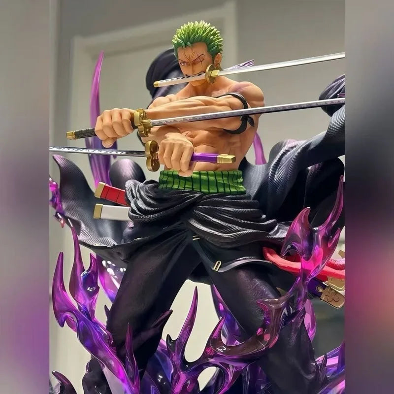One Piece Enraged Burst Zoro Figure, Trendy Anime Model, Desktop & Room Decoration, Collectible Ornament, Perfect Gift For Fans