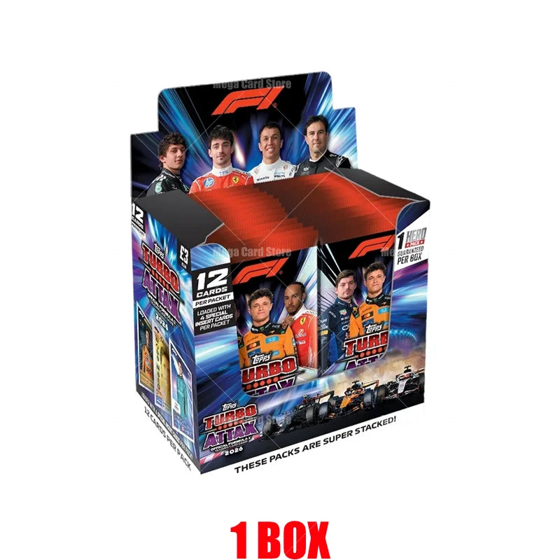 2026 Topps Turbo Attax Formula 1 Card Sealed Collection Set F1 Premium Holiday Birthday Gift for Adult Motorsport Collectors Men
