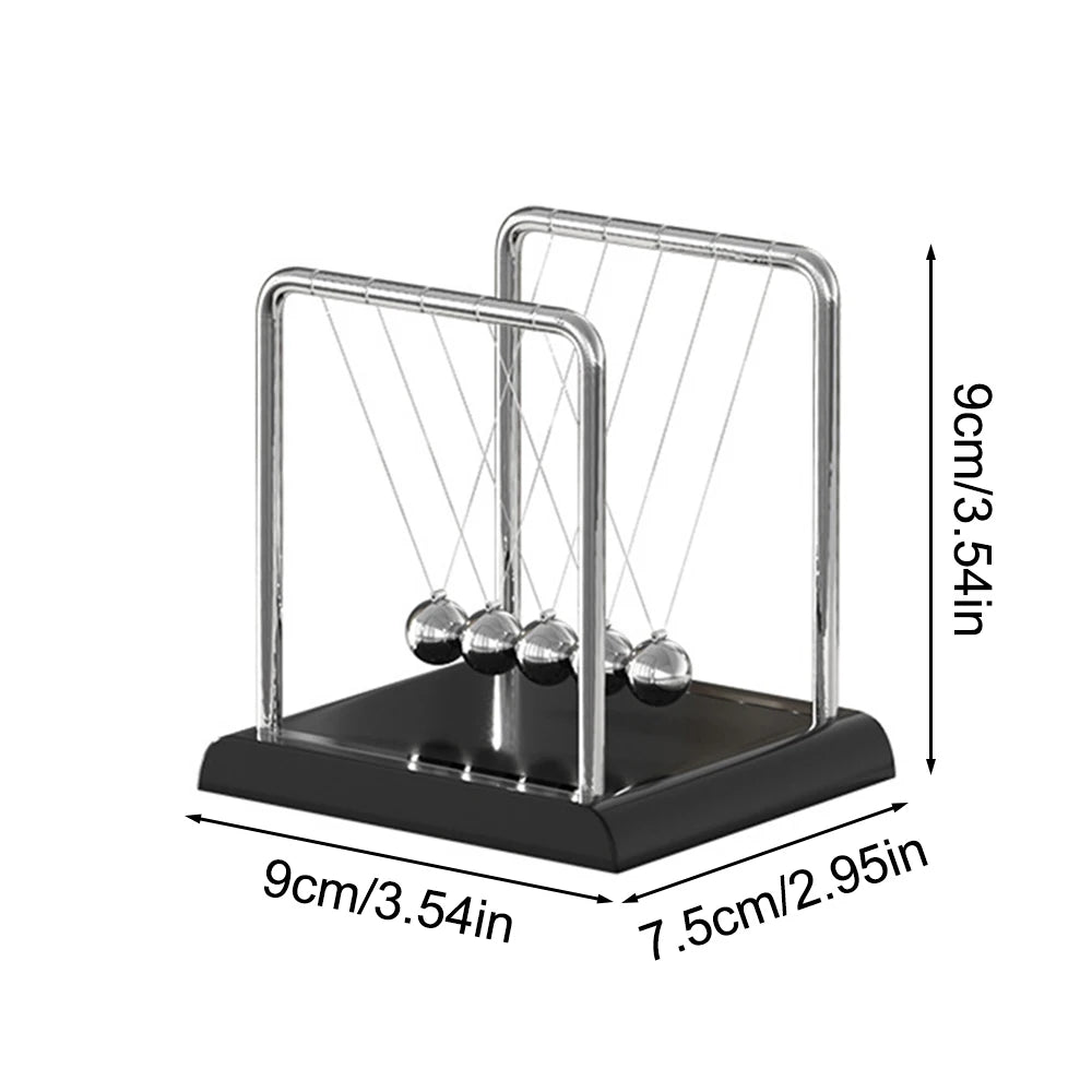 Newton's Cradle Balance Steel Ball Teaching Supplies Physics Science Pendulum Desktop Toys Stress Relief Gifts Home Decoration
