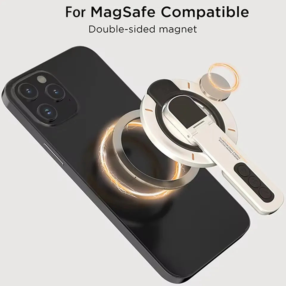 AeroRing Dual-Magnetic Grip & 360° Desktop Stand