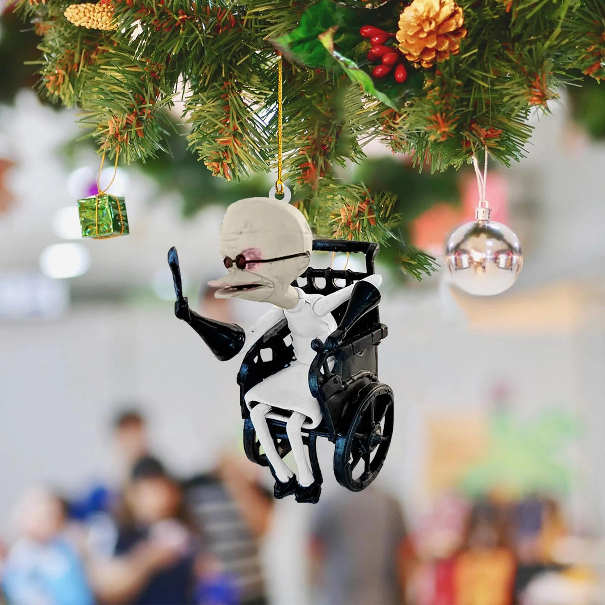 Nightmare Before Christmas Tree Ornament – Cute Cartoon Jack & Spooky Characters Hanging Pendant for Xmas Tree, Car & Holiday Decor