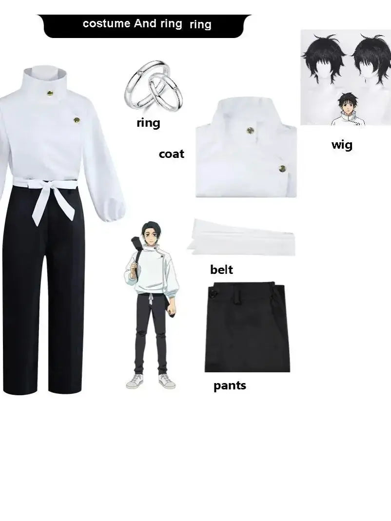 Anime Jujutsu Kaisen Yuta Okkotsu Cosplay Costume Men Costume Set