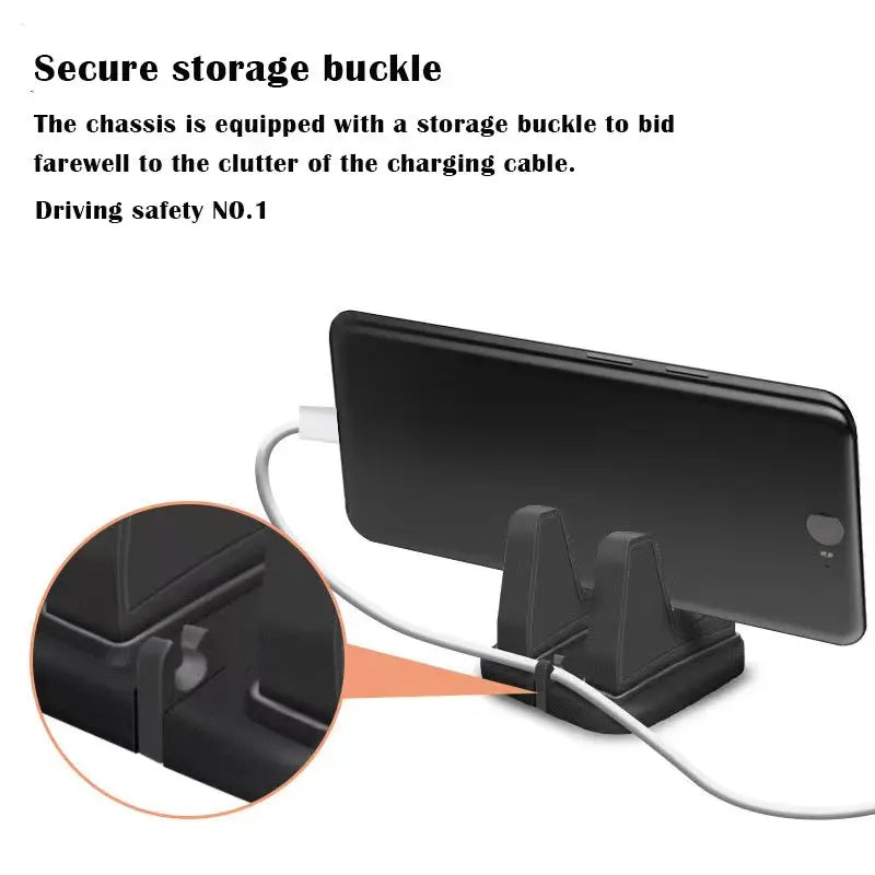 360° Rotatable Mobile Phone Holder Car Bracket Non-Slip GPS Navigation Car Mount Stand Support in Car Universal for All Phones