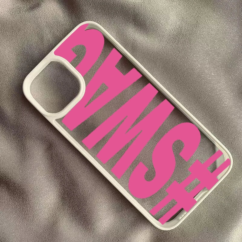 SWAG Bold Letter Phone Case for iPhone 16 15 Pro Max 14 13 11 12 Pro Max 17Air 16E X XR XS Max 7 8 Plus SE 2022 Shockproof Cover