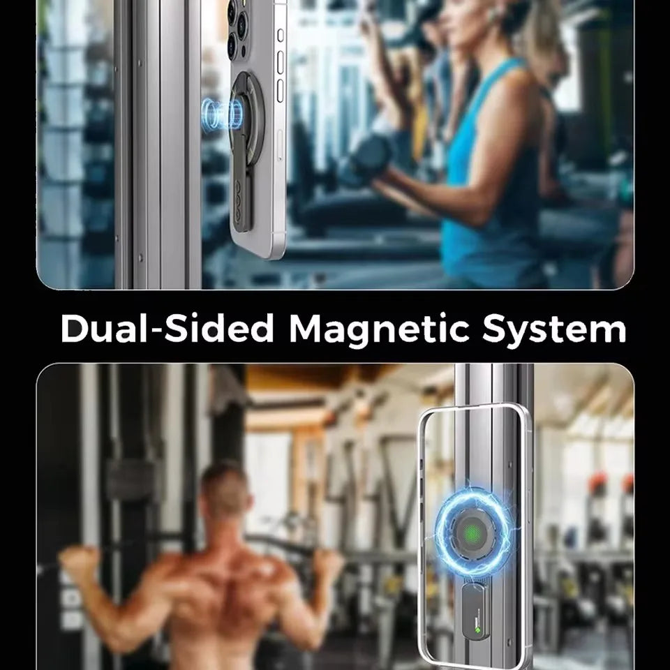 AeroRing Dual-Magnetic Grip & 360° Desktop Stand