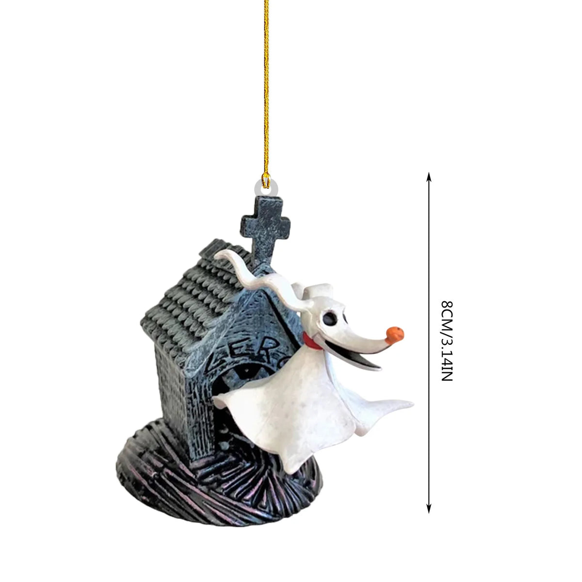 Nightmare Before Christmas Tree Ornament – Cute Cartoon Jack & Spooky Characters Hanging Pendant for Xmas Tree, Car & Holiday Decor