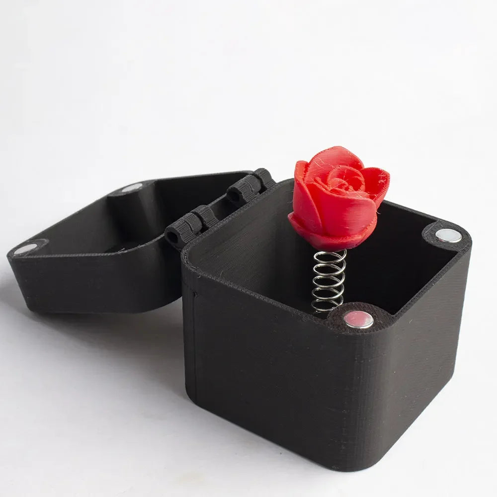 Love Rose Surprise Gift Boxs Christmas Fun Prank Gift Offices Desk Home Decor Valentine's Day  Gift Decoration Toys