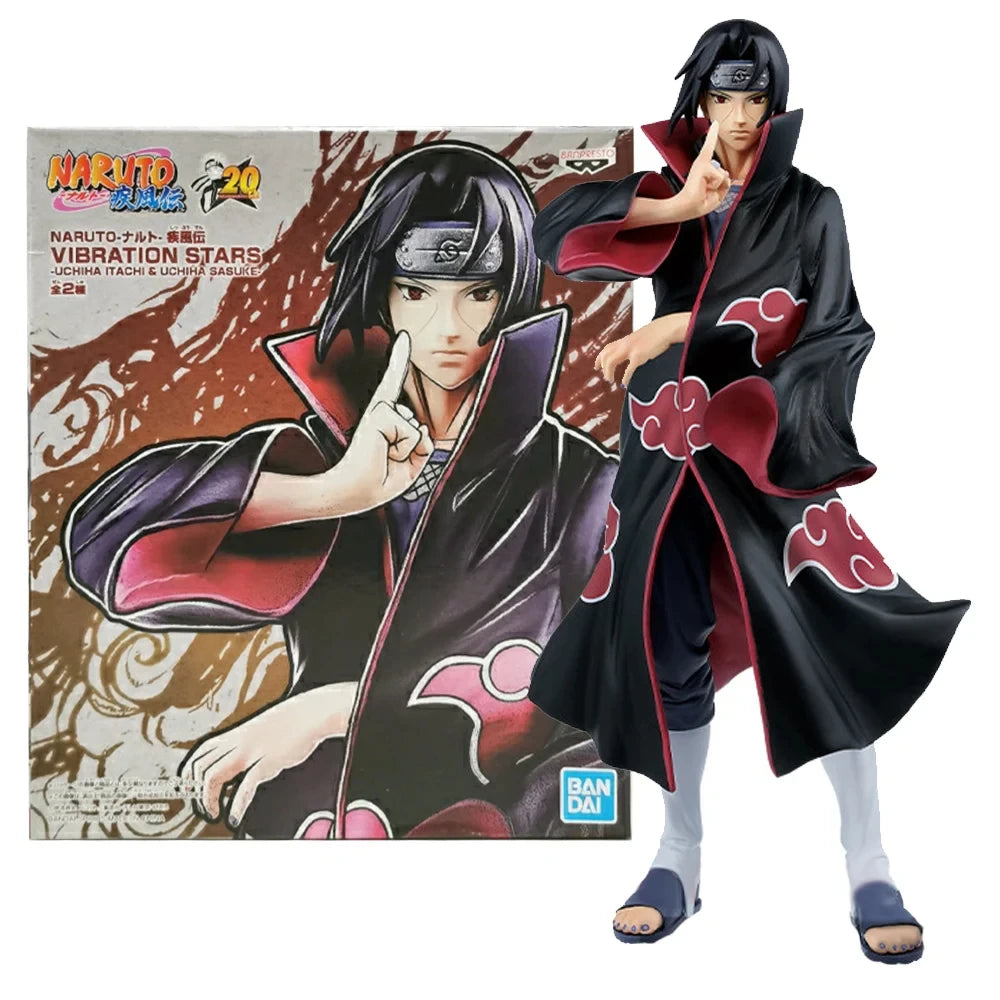 Hot Anime Naruto Shippuuden Uchiha Itachi Akatsuki Organization GK Dress Up Model Toy Gift Collection Action Figure PVC