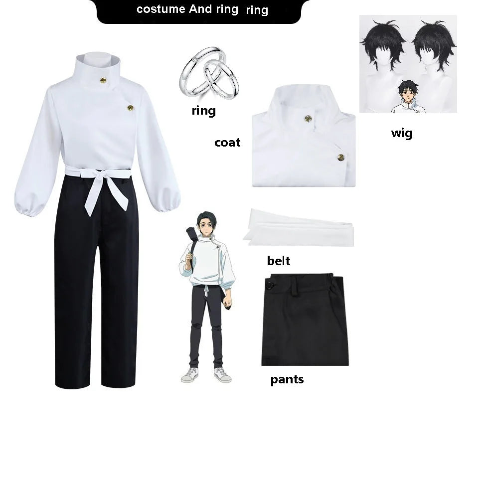 Anime Jujutsu Kaisen Yuta Okkotsu Cosplay Costume Men Costume Set