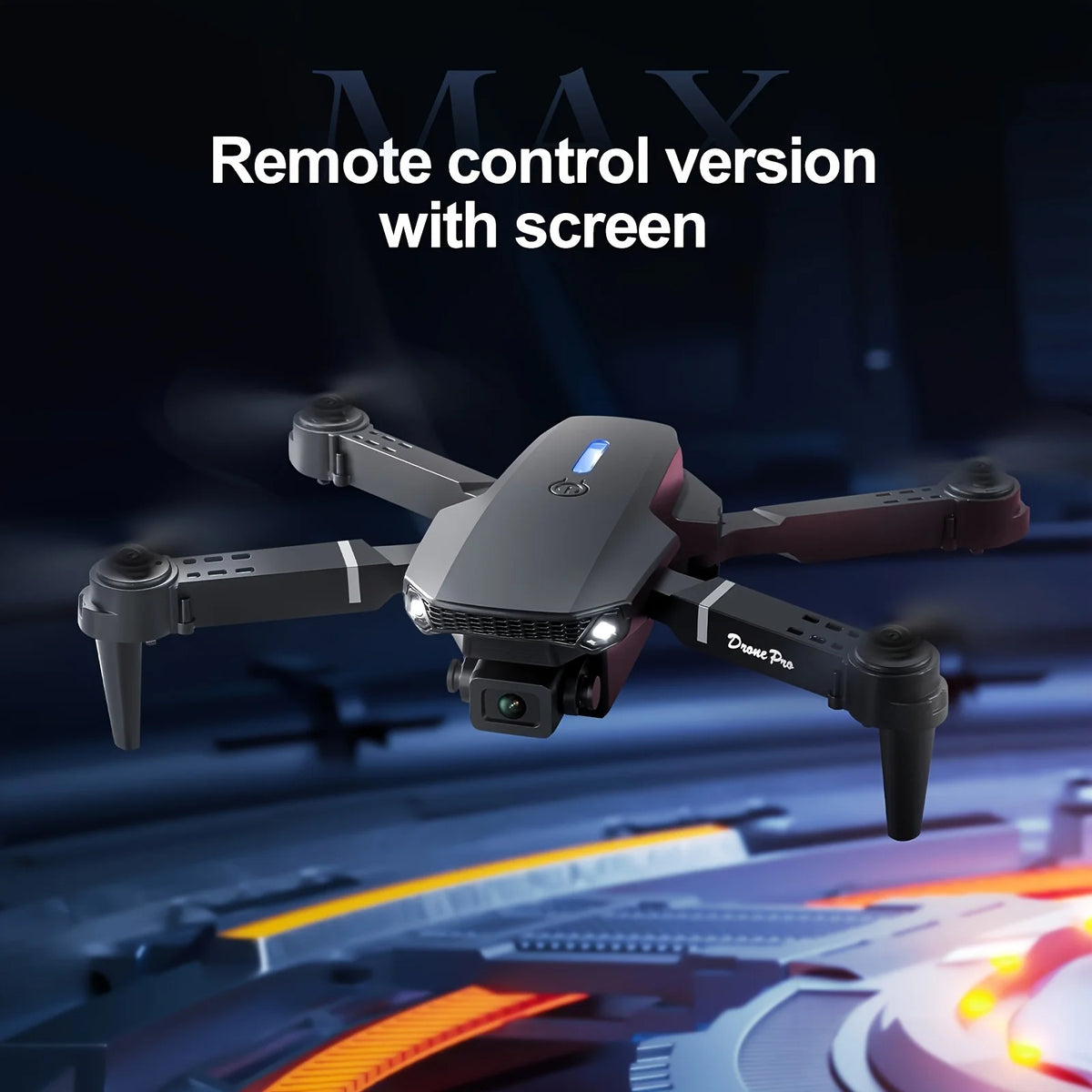 GHOST-88 TACTICAL RECON DRONE | Dual-Camera Optical Flow Quadcopter with Integrated Display Controller