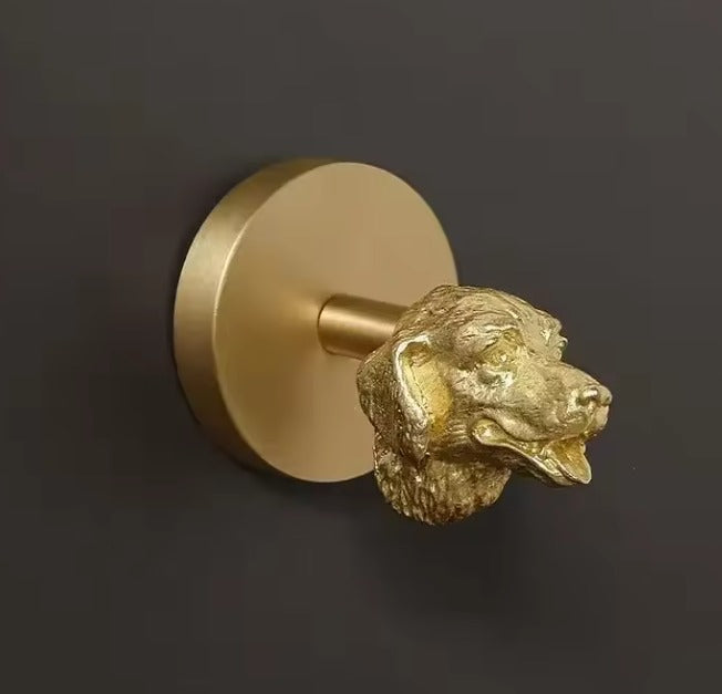 AeroBrass Botanical & Fauna Wall Mount | Solid Cast Brass Hook