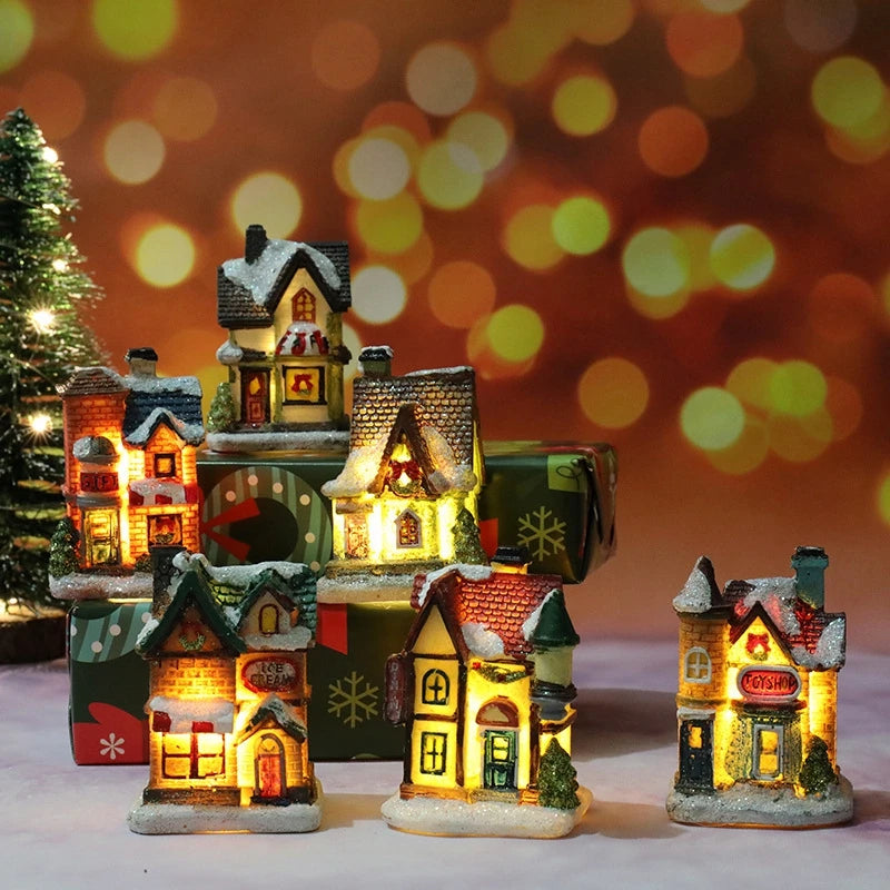 Christmas House Night Light - Kids Xmas Gift & Decor