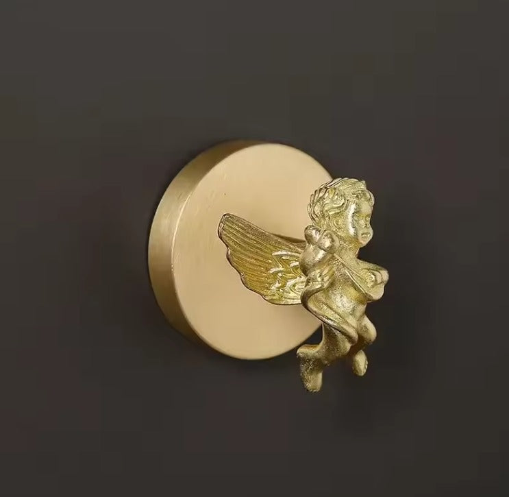 AeroBrass Botanical & Fauna Wall Mount | Solid Cast Brass Hook