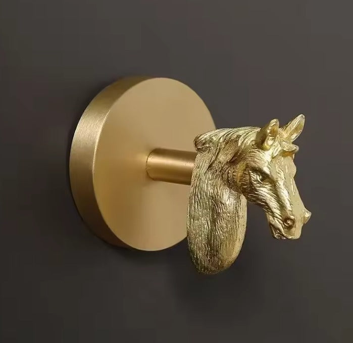 AeroBrass Botanical & Fauna Wall Mount | Solid Cast Brass Hook