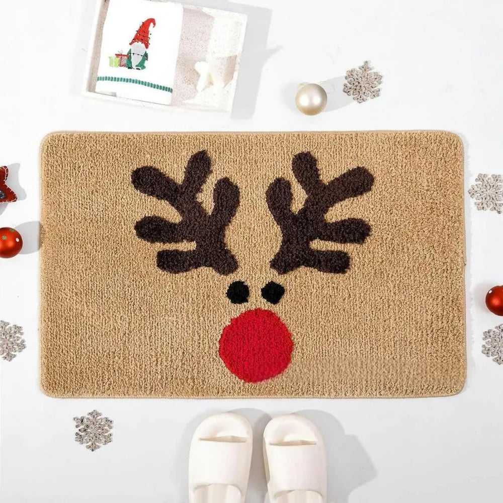 Christmas Plush Carpet - Non Slip Holiday Home Decor